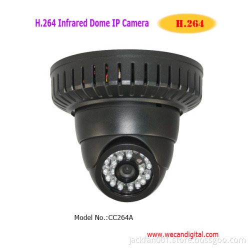 H.264 Infrared Dome IP Camera